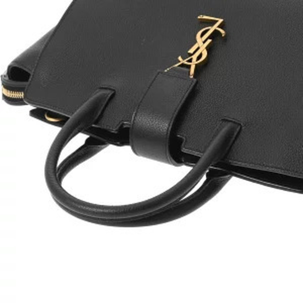 Saint Laurent Downtown Baby Bag Black Grain Leather Handbag - Picture 3 of 9